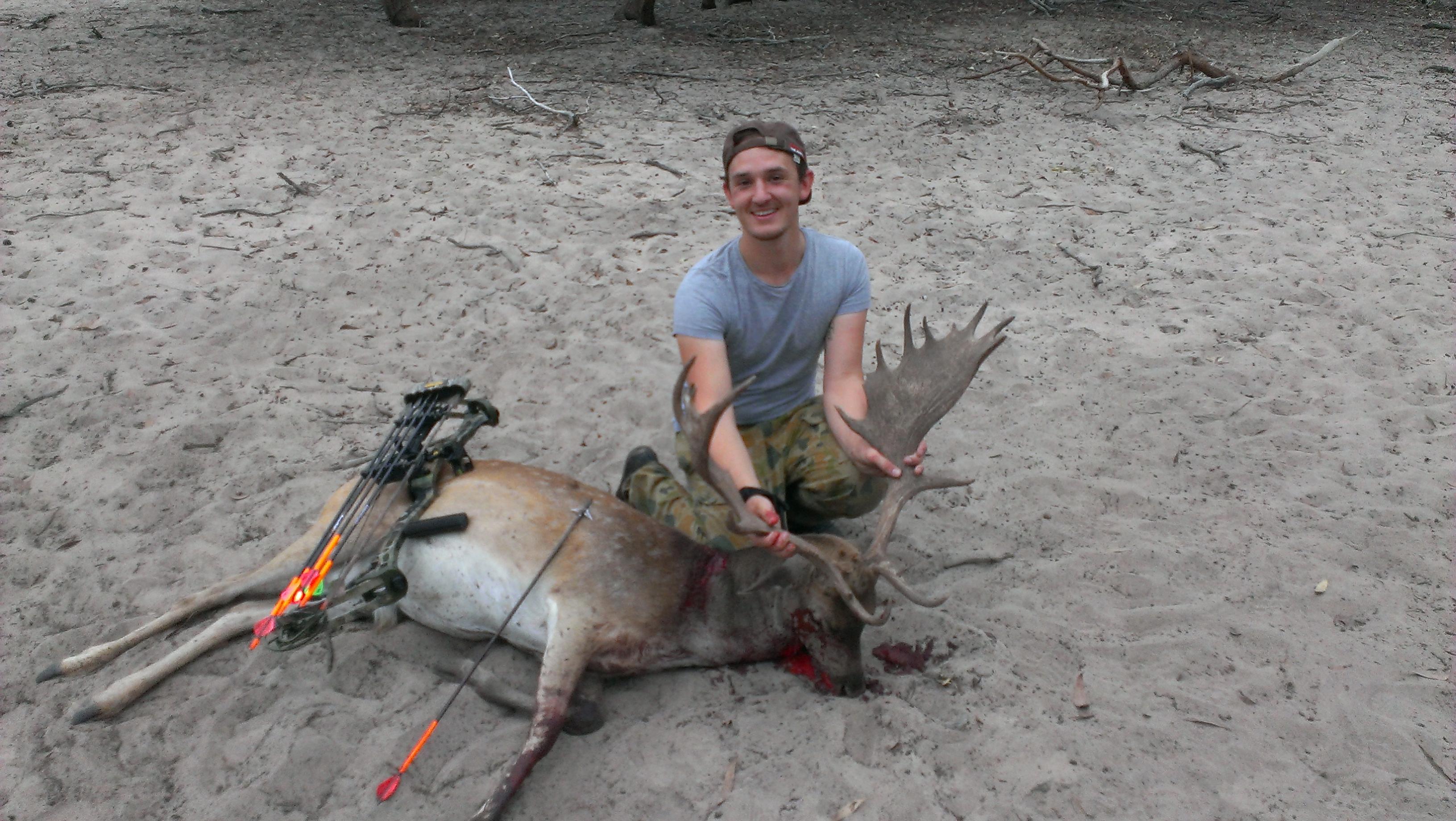 Name:  First buck with bow 2.jpg
Views: 1858
Size:  751.6 KB