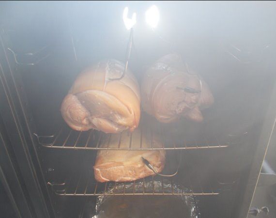 Name:  Red Venison Ham,bacon out of the Smoker Sml.jpg
Views: 127
Size:  22.1 KB